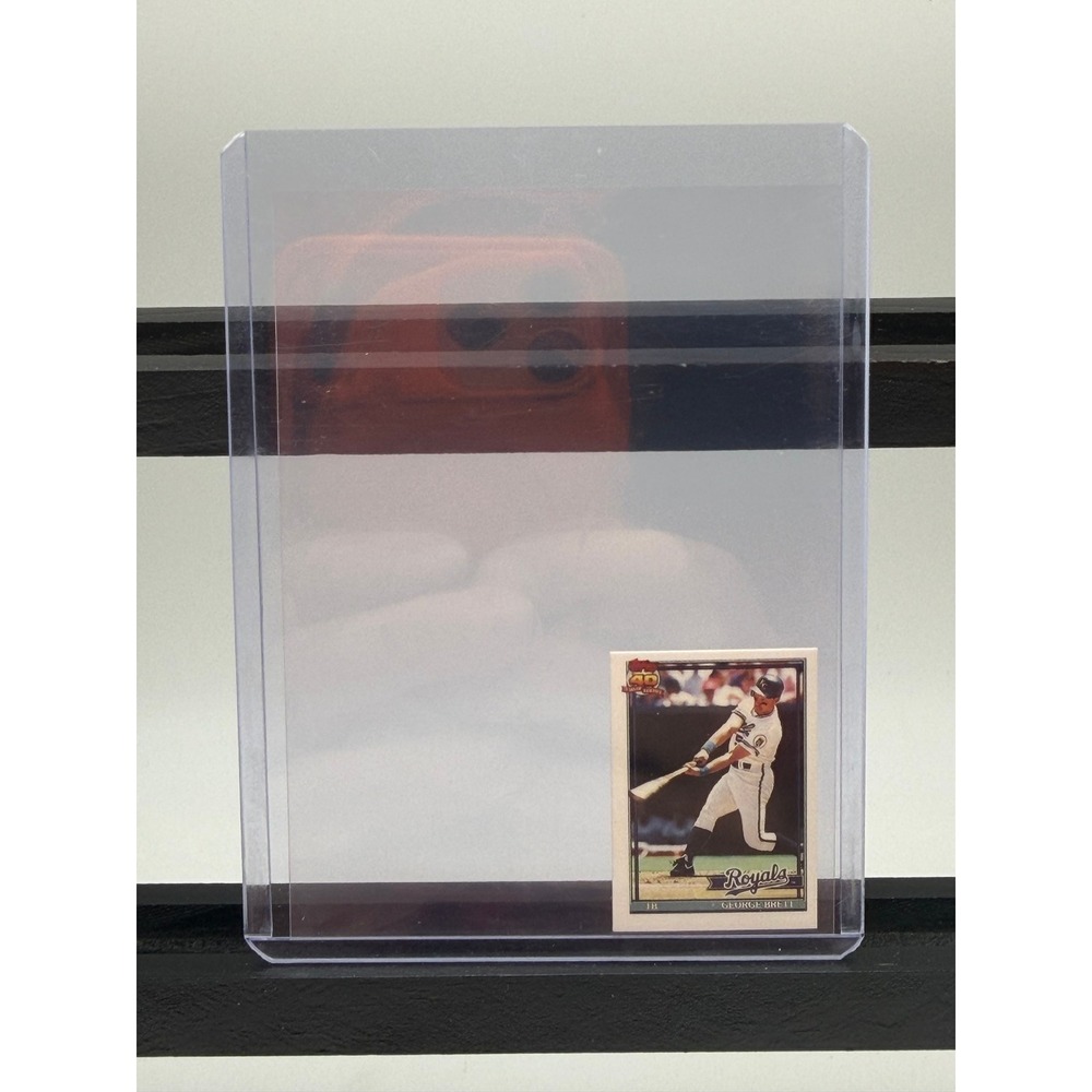 1991 Topps George Brett Kansas City Royals Baseball Card 540 40 Years Baseball